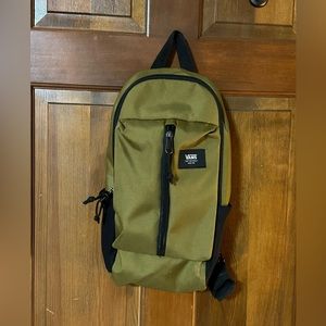 Vans Warp Sling Bag-Olive NWOT